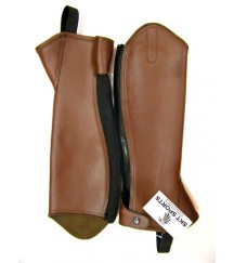 Burnish Leather Gaiter Brown