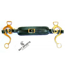 Hackamore Bitless Brass Black Leather