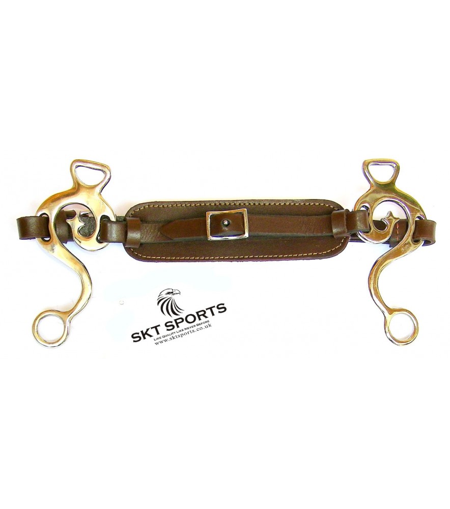 Hackamore Bitless-S.Steel-  Brown Leather 