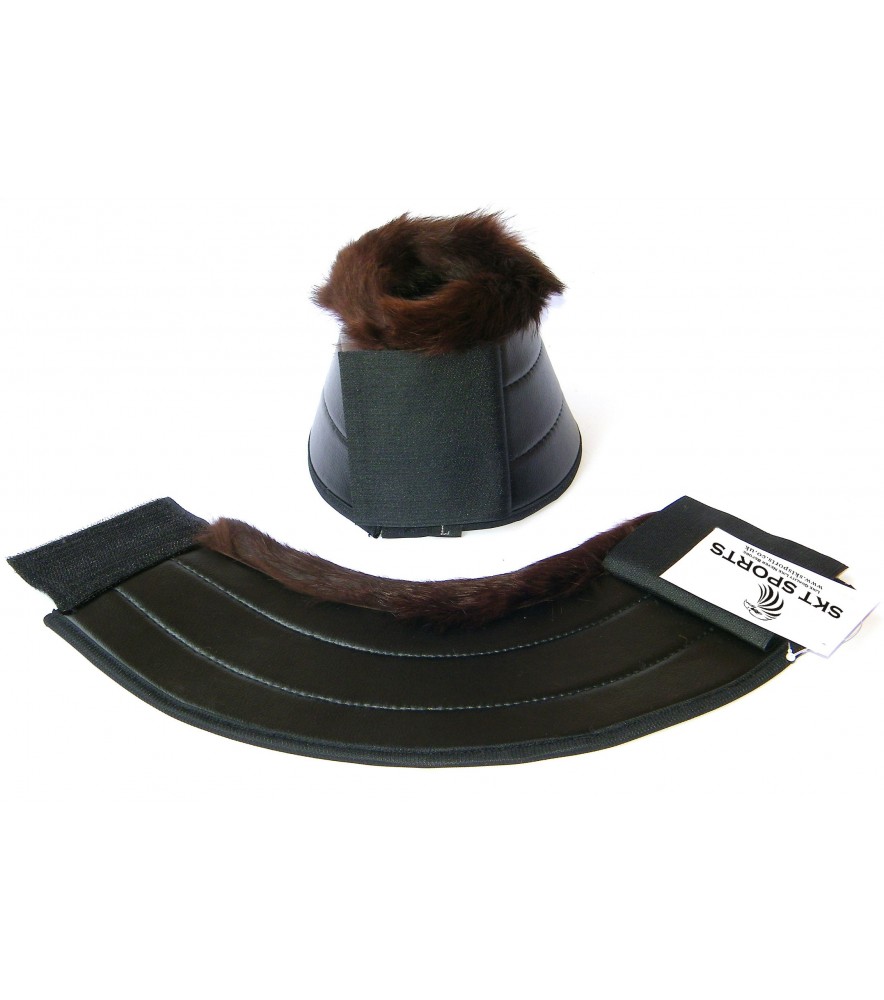 Rabbit Skin Bell Boots Black 