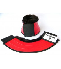 Rabbit Skin Bell Boots Red