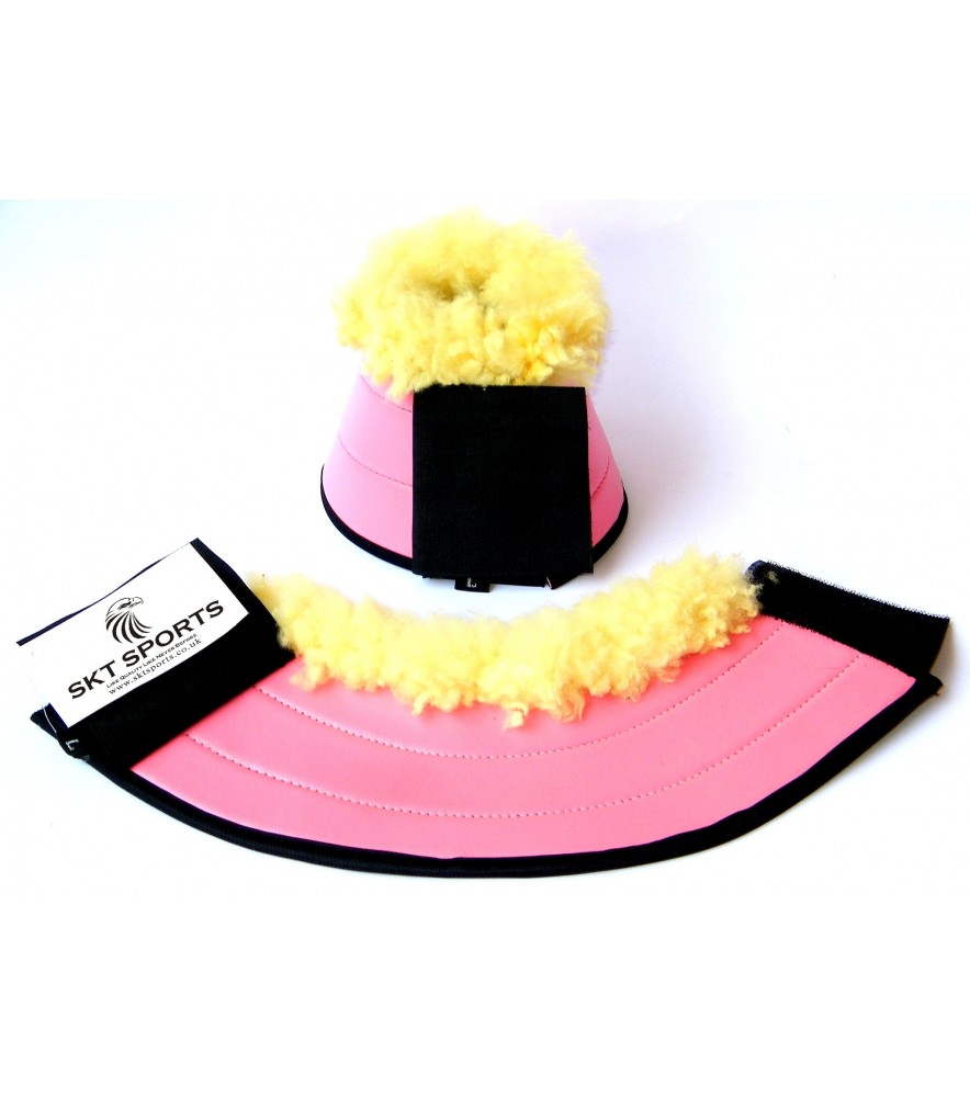 Sheep Skin Bell Boots Pink 