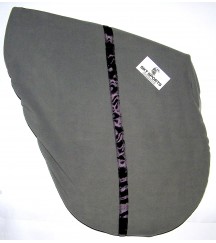 Saddle Cover Stripe Grey