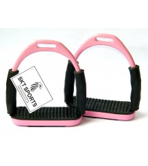 4 Flexi Stirrups Pink