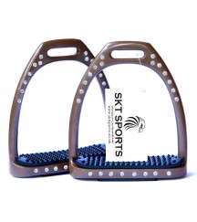 Aluminum Diamonte Brown