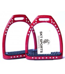 Aluminum Diamonte Red
