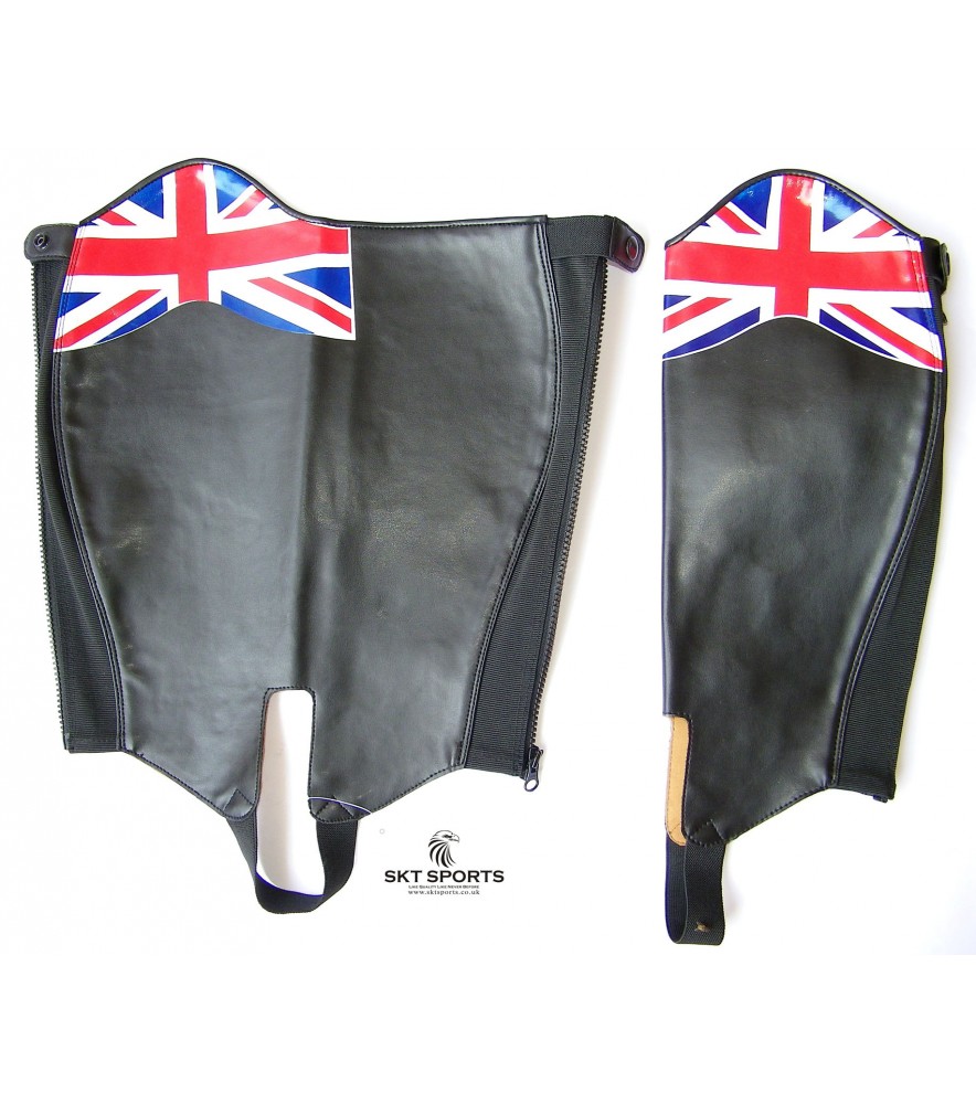 Synthetic Leather Gaiter Uk Flag 